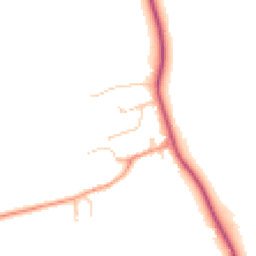 Daytime road noise heatmap for OX25 3RD