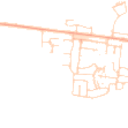 Daytime road noise heatmap for OX25 5AU