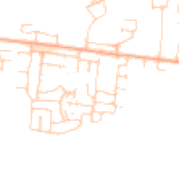 Daytime road noise heatmap for OX25 5BF
