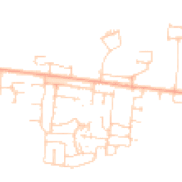 Daytime road noise heatmap for OX25 5TD