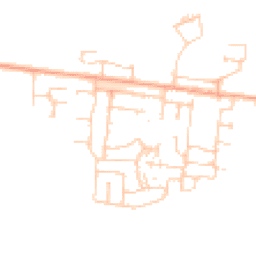 Daytime road noise heatmap for OX25 5TQ
