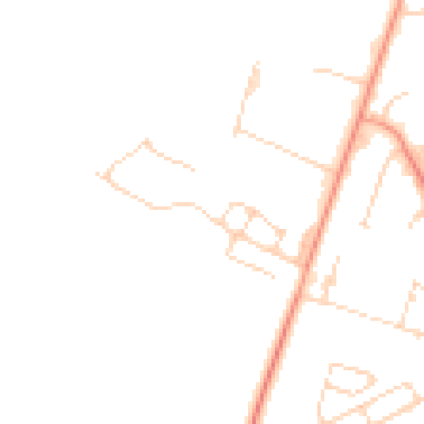 Daytime road noise heatmap for OX29 0AG