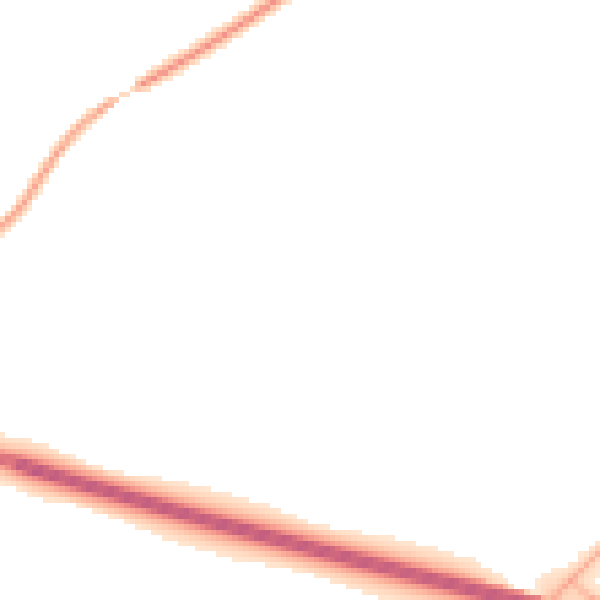 Night-time road noise heatmap for OX29 0RU