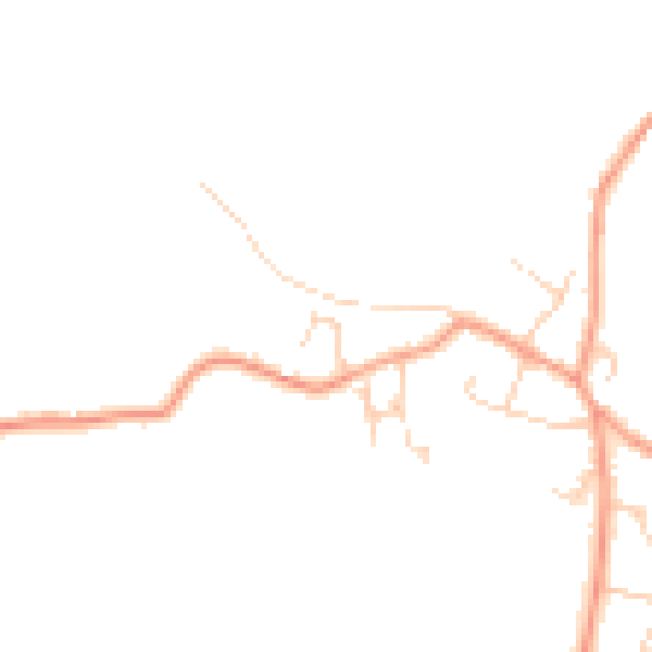 Daytime road noise heatmap for OX29 6AD