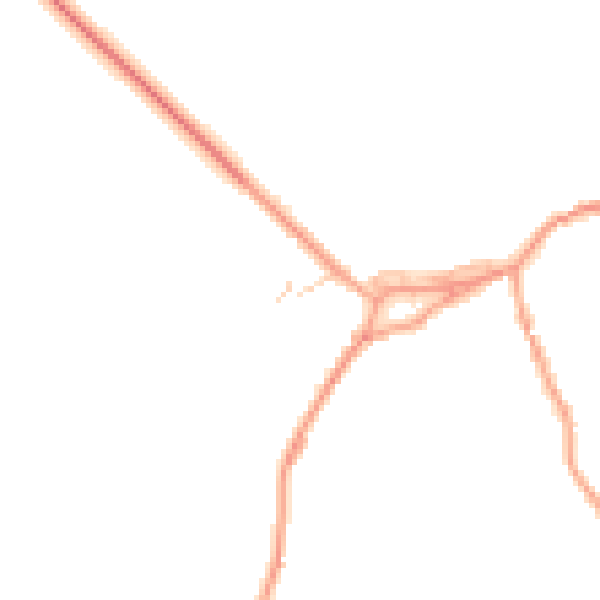 Daytime road noise heatmap for OX29 9NS