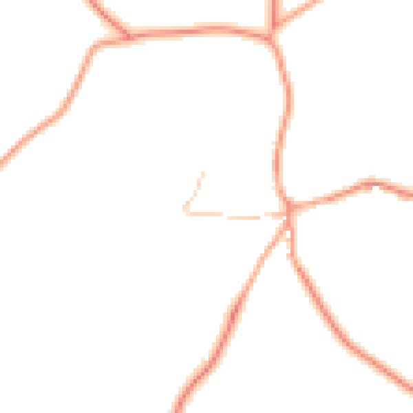 Daytime road noise heatmap for OX29 9TL