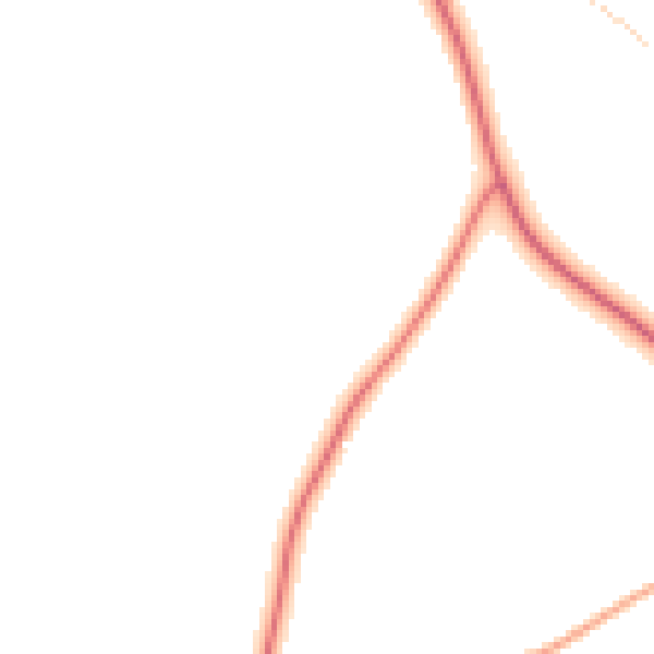 Daytime road noise heatmap for OX29 9XJ