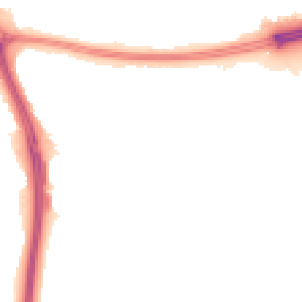 Night-time road noise heatmap for OX3 8HU