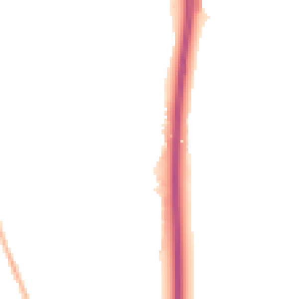 Night-time road noise heatmap for OX3 8SS