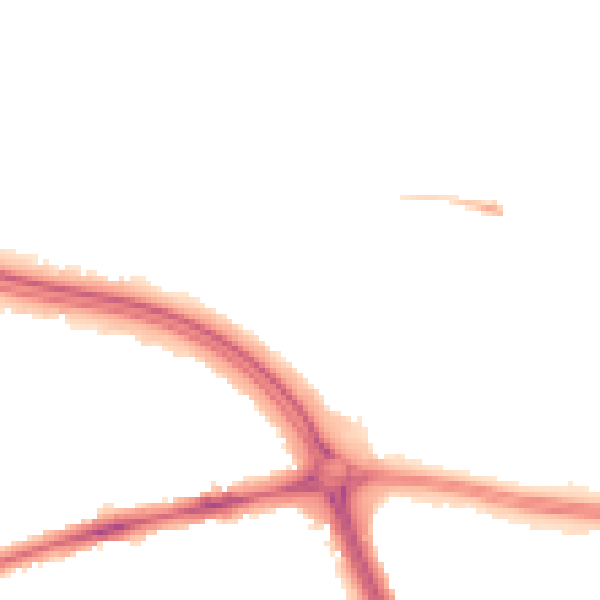 Night-time road noise heatmap for OX3 9ND