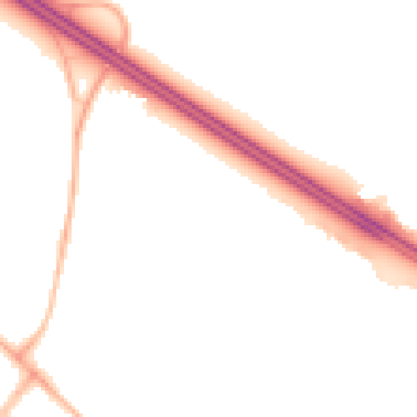 Night-time road noise heatmap for OX3 9QW