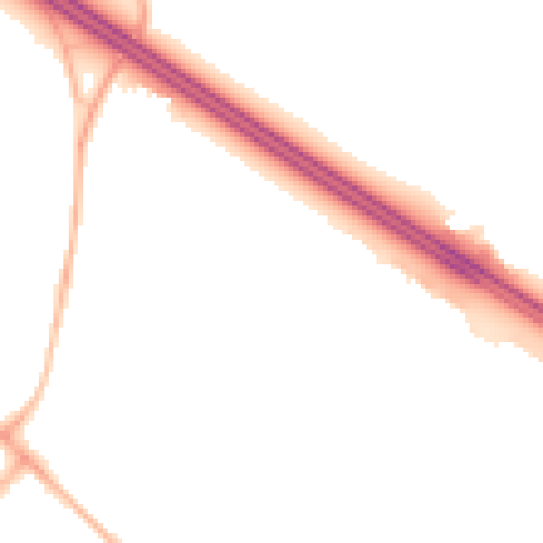 Night-time road noise heatmap for OX3 9RD