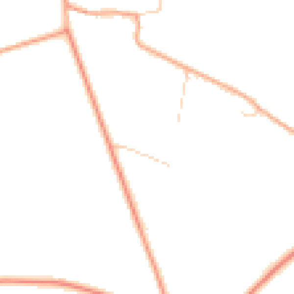 Daytime road noise heatmap for OX3 9ST