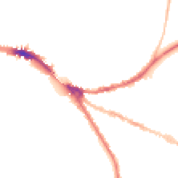 Night-time road noise heatmap for OX4 1AB