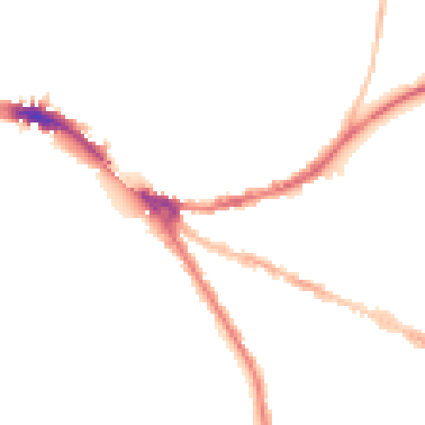 Night-time road noise heatmap for OX4 1AR