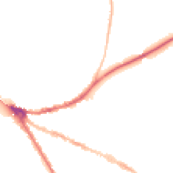 Night-time road noise heatmap for OX4 1BD
