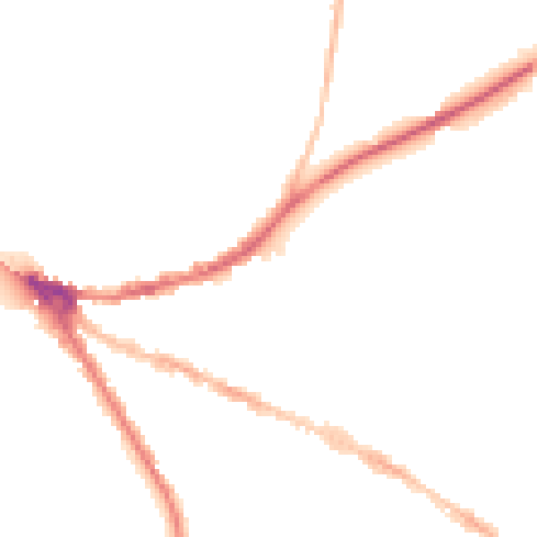 Night-time road noise heatmap for OX4 1DQ