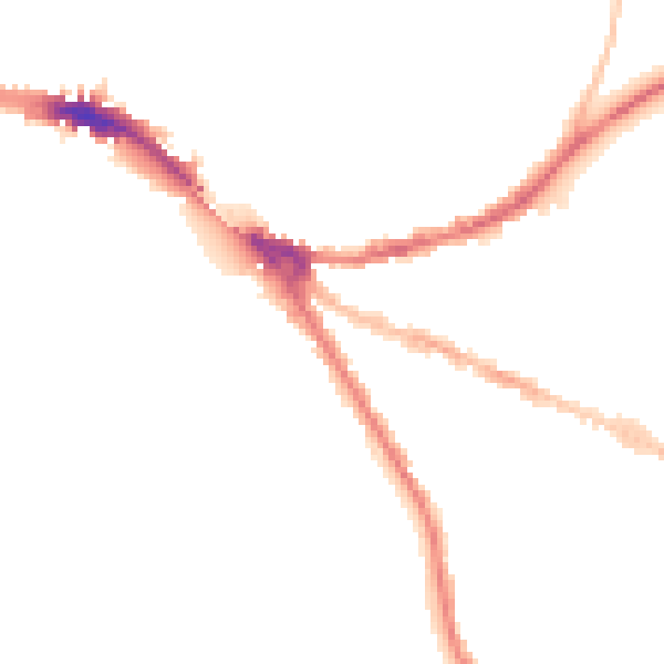 Night-time road noise heatmap for OX4 1EA