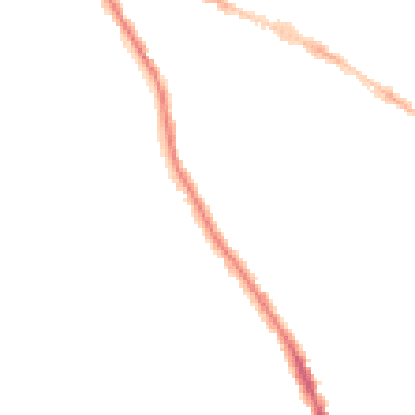 Night-time road noise heatmap for OX4 1EN