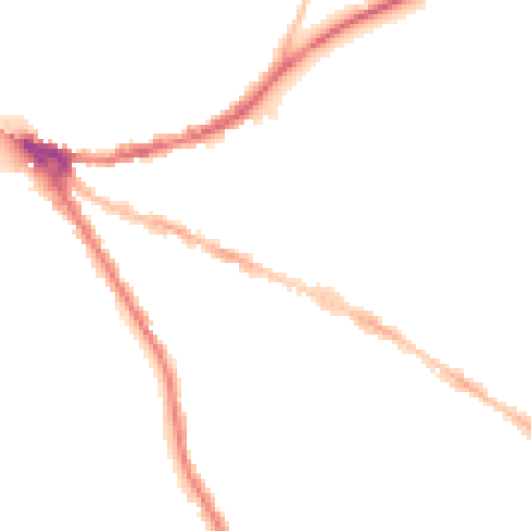 Night-time road noise heatmap for OX4 1HU
