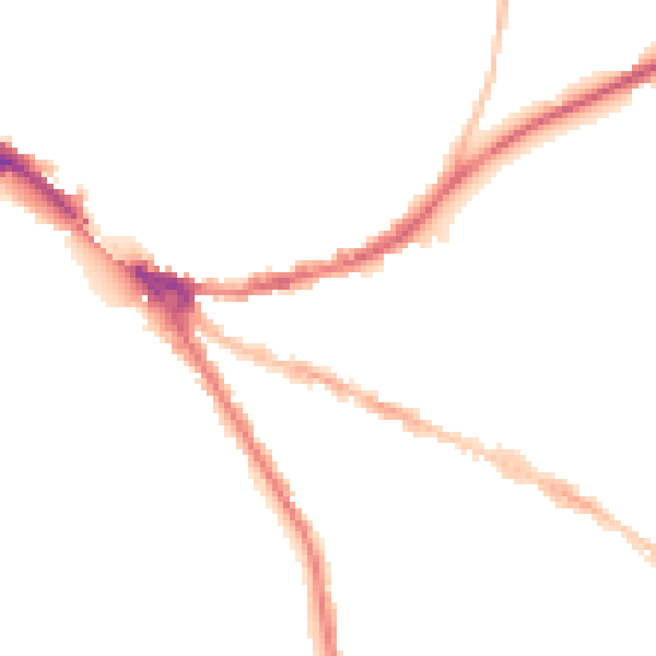Night-time road noise heatmap for OX4 1JW