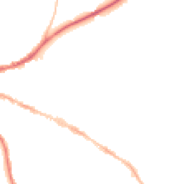 Night-time road noise heatmap for OX4 1XH
