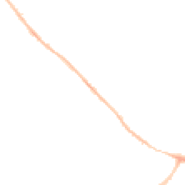 Night-time road noise heatmap for OX4 2DR