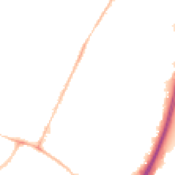 Night-time road noise heatmap for OX4 2NP