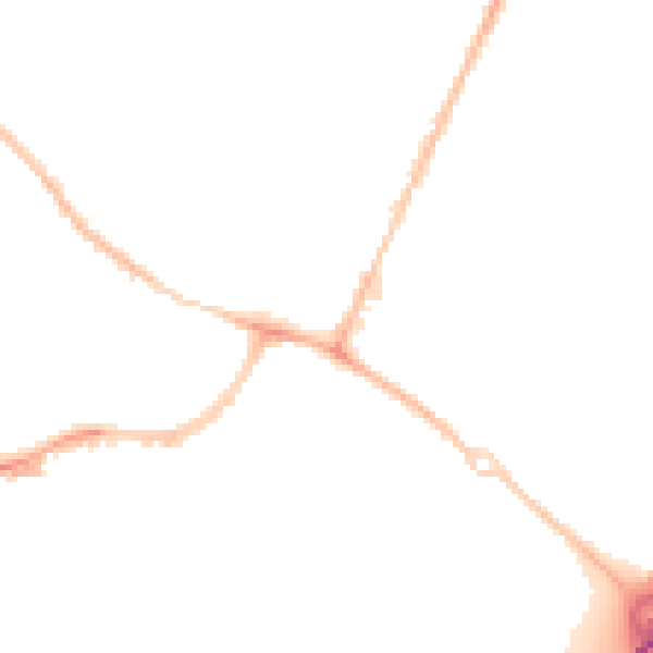 Night-time road noise heatmap for OX4 2UG