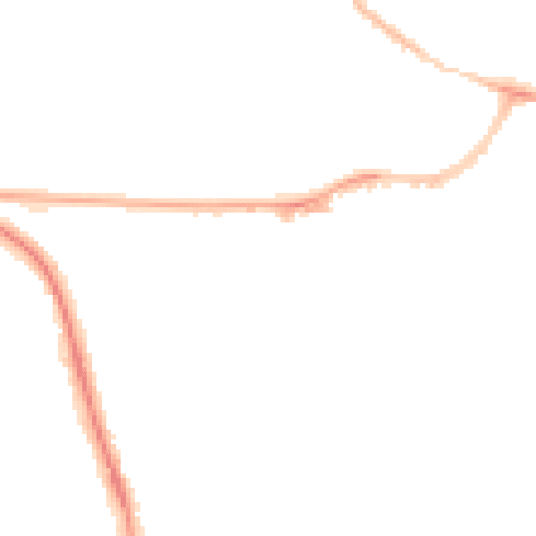 Night-time road noise heatmap for OX4 3LF