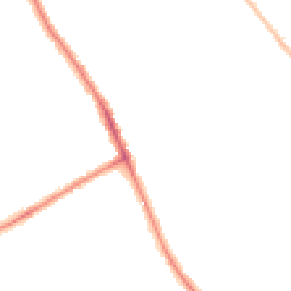 Night-time road noise heatmap for OX4 4AJ