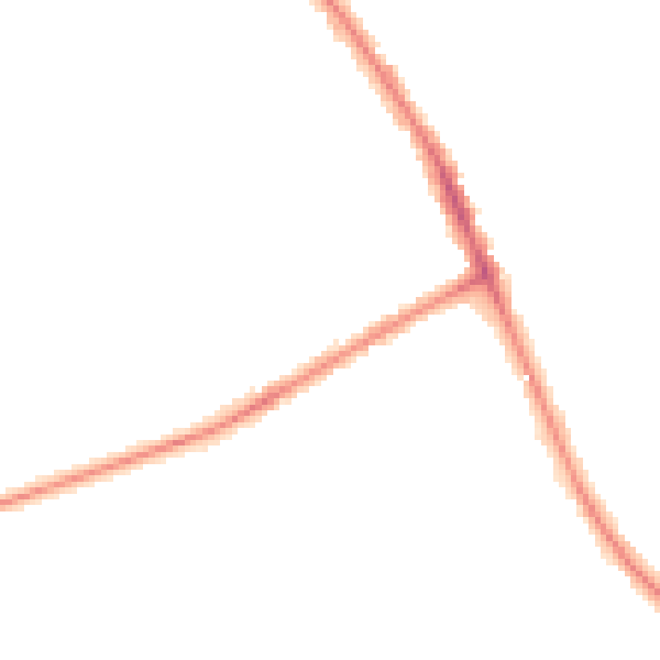 Night-time road noise heatmap for OX4 4BQ