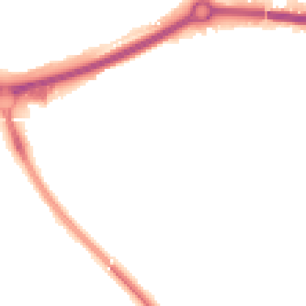 Night-time road noise heatmap for OX4 4FW