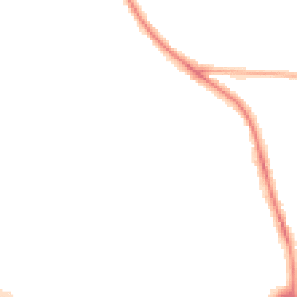 Night-time road noise heatmap for OX4 4JJ