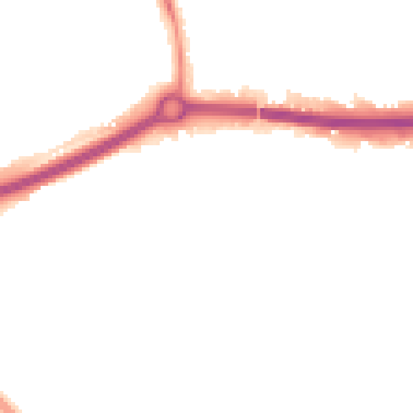 Night-time road noise heatmap for OX4 4PH