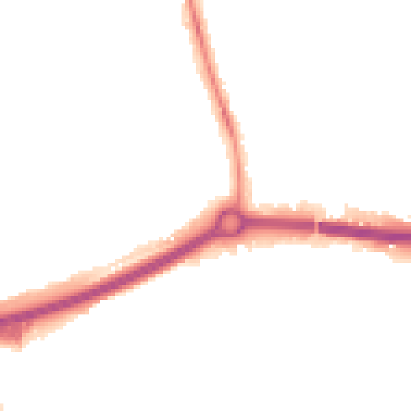 Night-time road noise heatmap for OX4 4RN
