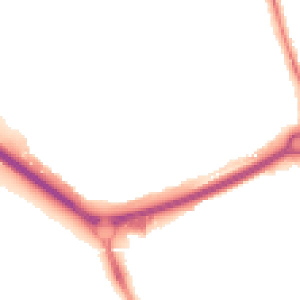 Night-time road noise heatmap for OX4 4SP