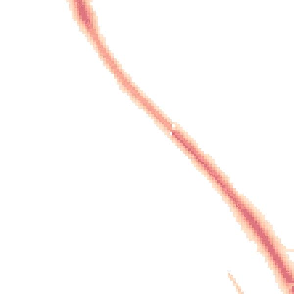 Night-time road noise heatmap for OX4 4SZ