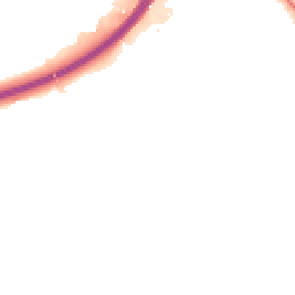 Night-time road noise heatmap for OX4 6AA