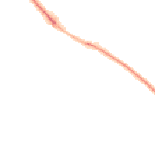 Night-time road noise heatmap for OX4 6SA