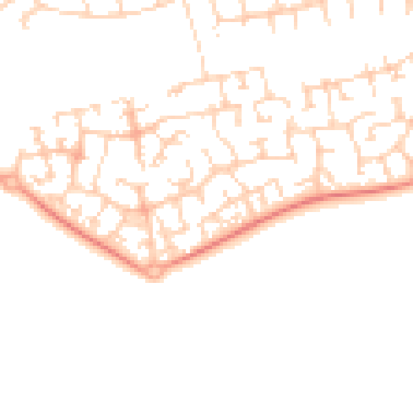 Daytime road noise heatmap for OX4 7GJ