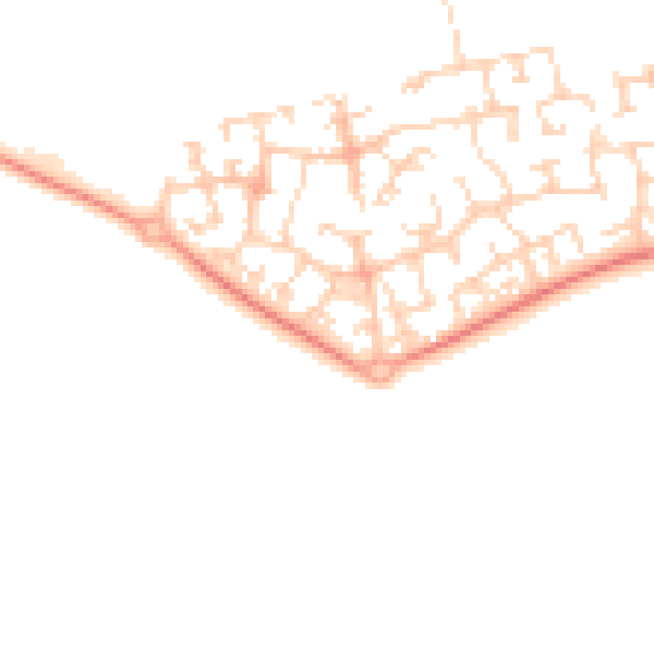 Daytime road noise heatmap for OX4 7WD