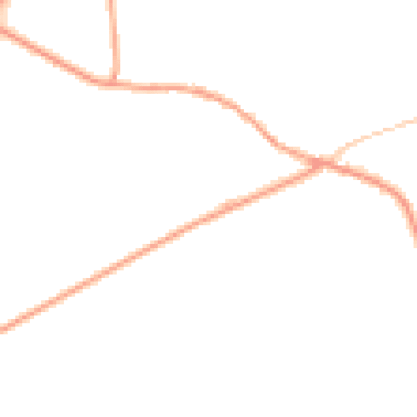 Daytime road noise heatmap for OX7 3AY