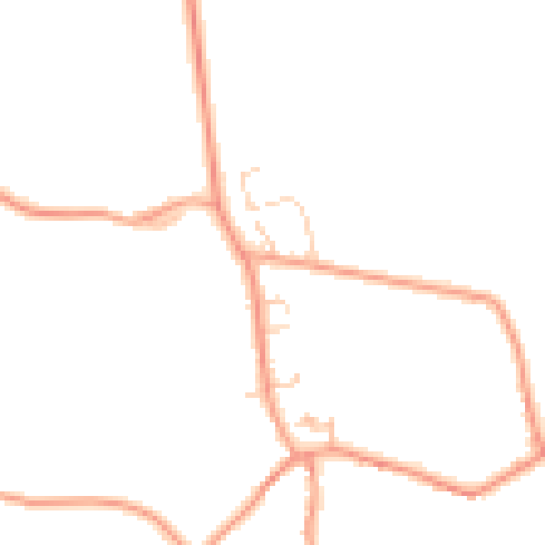 Daytime road noise heatmap for OX7 3NL