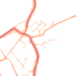 Daytime road noise heatmap for OX7 3QS