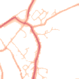 Daytime road noise heatmap for OX7 3SJ