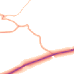 Daytime road noise heatmap for OX7 4BH