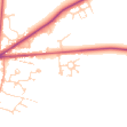 Daytime road noise heatmap for OX7 5LQ