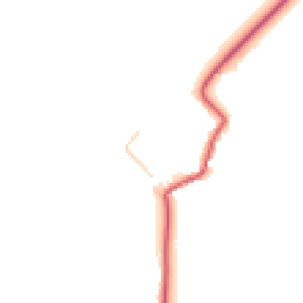 Daytime road noise heatmap for OX7 5PP