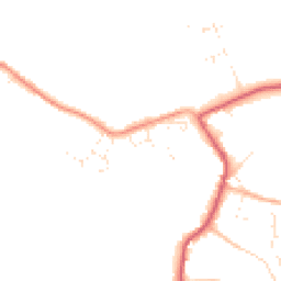 Daytime road noise heatmap for OX7 6BE